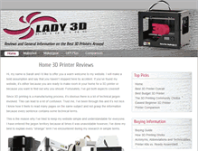 Tablet Screenshot of lady3d.com